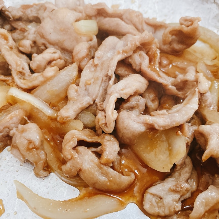 ➿豚肉と玉ねぎの味噌炒め➿